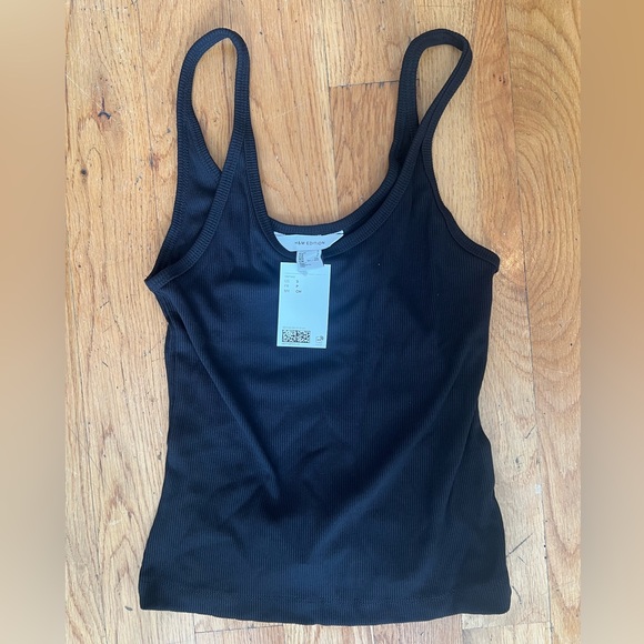 H&M Black Ribbed Tank Top - Picture 4 of 4
